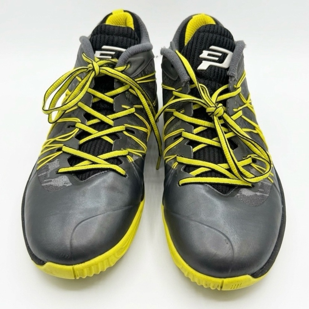 AIR JORDAN CP3.VII Men’s Size 7.5 Gray Volt Black Basketball Shoes FlightPlate - Picture 3 of 8